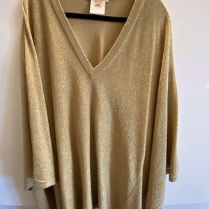 Michael Kors Bat Wing Glitter Poncho - Like New!